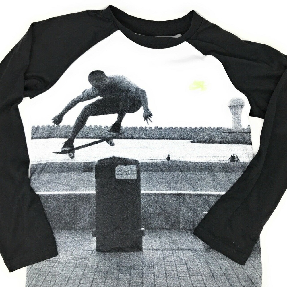 Nike SB Kids T-Shirt Top Tee Dri-Fit Skateboard L